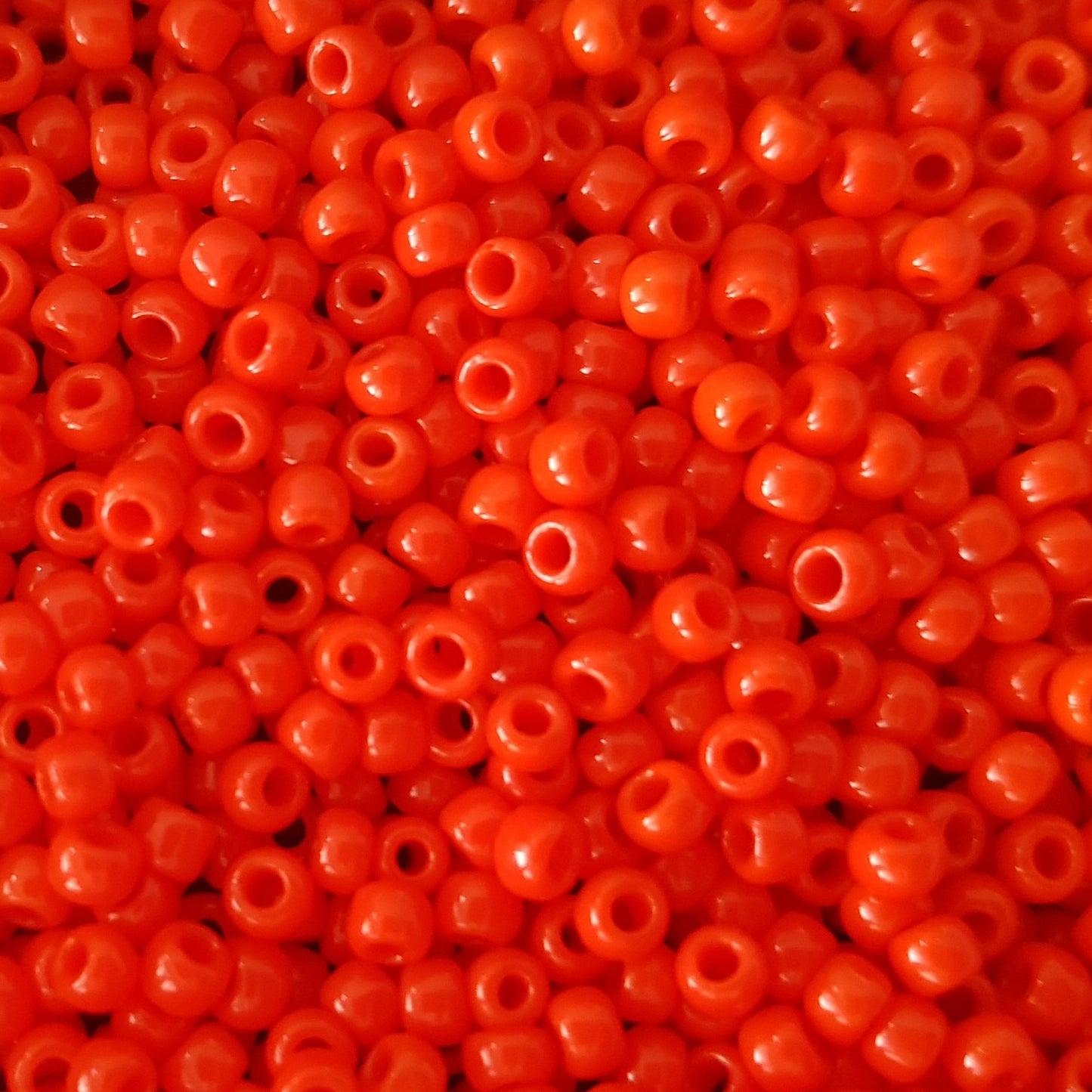 Rote & gelbgoldene Glasperlen 3mm