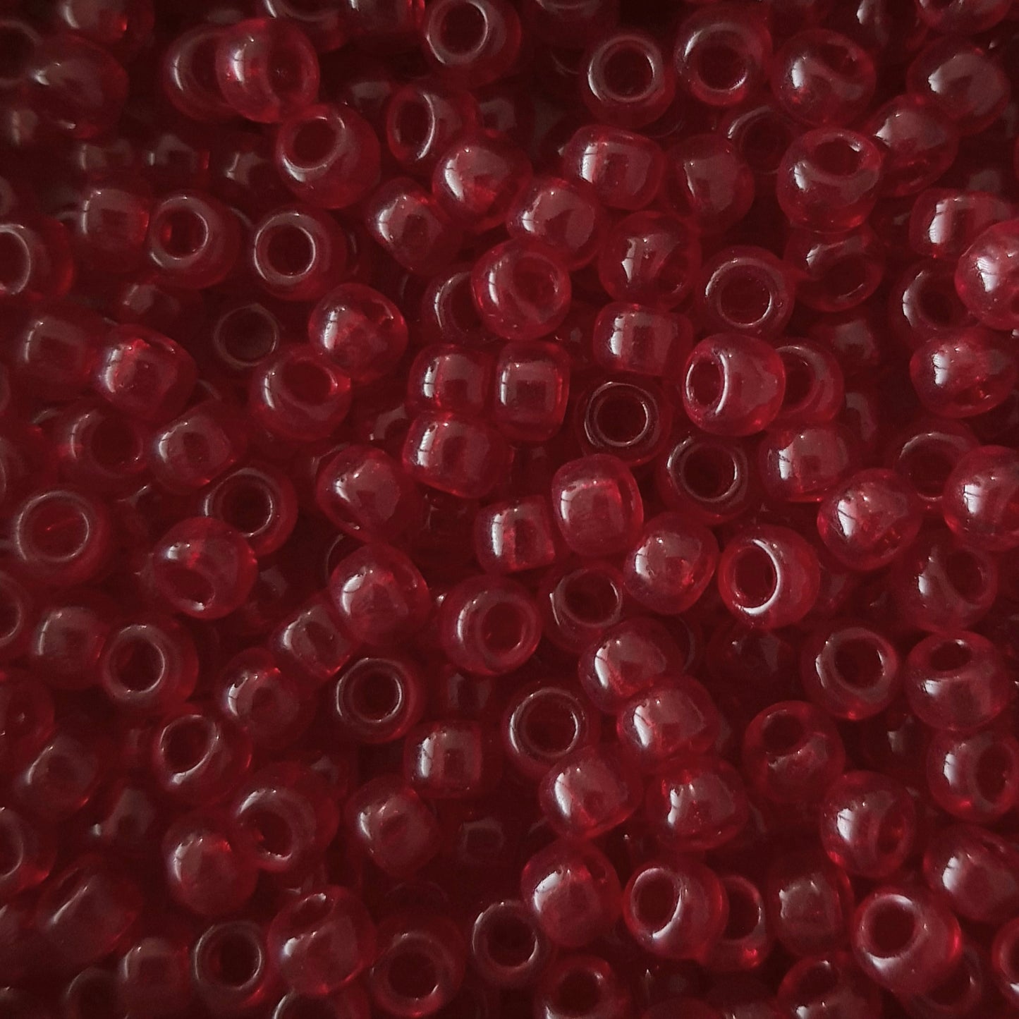Rote Glasperlen Armband 4mm