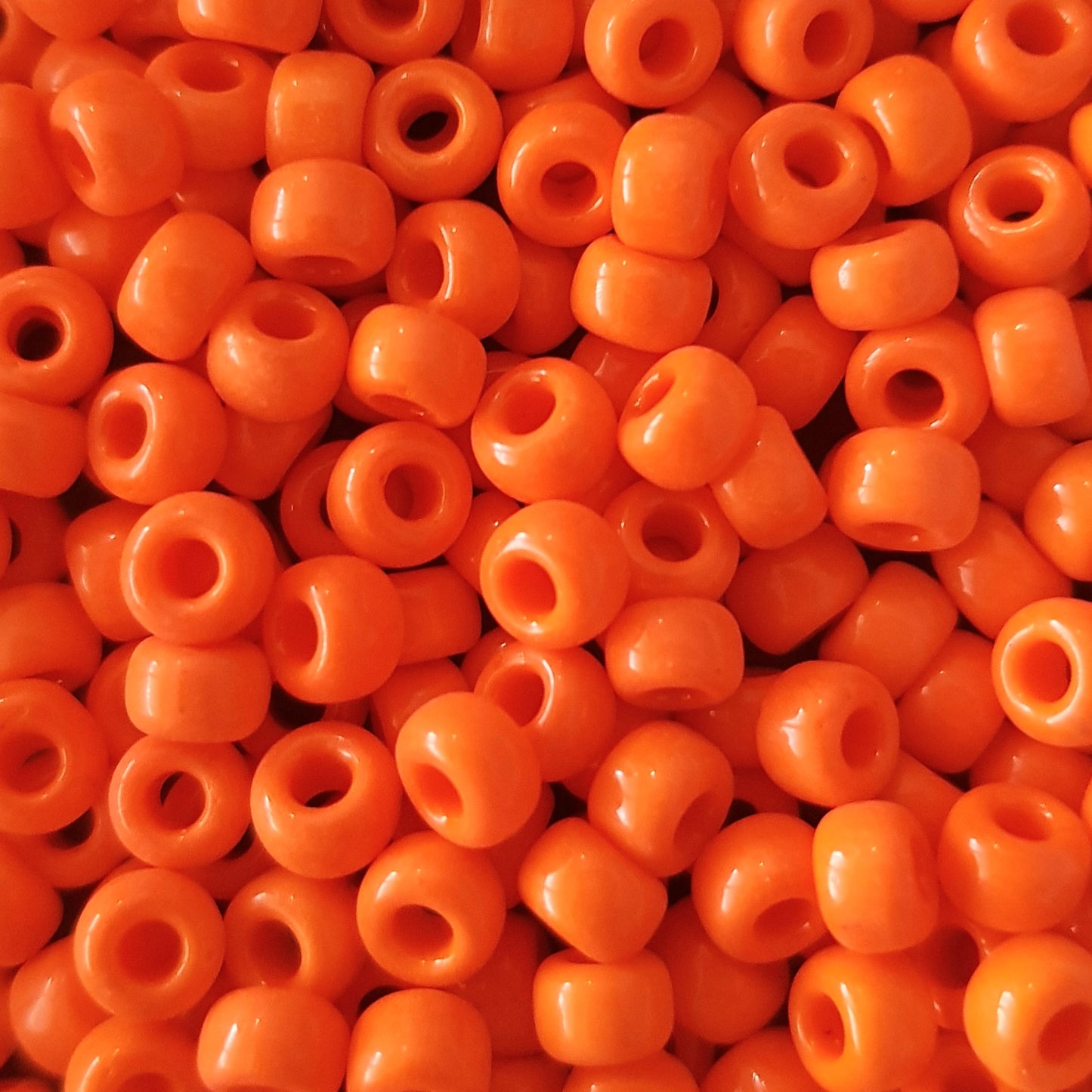 Handgemachte Armkette Orange Glasperlen