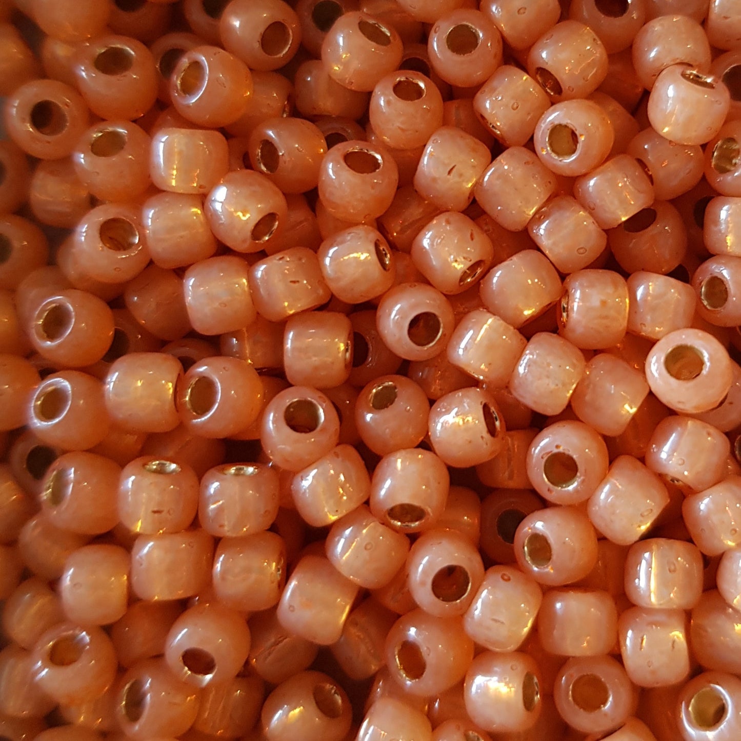 Armkette 3mm Orange & Gelbgold
