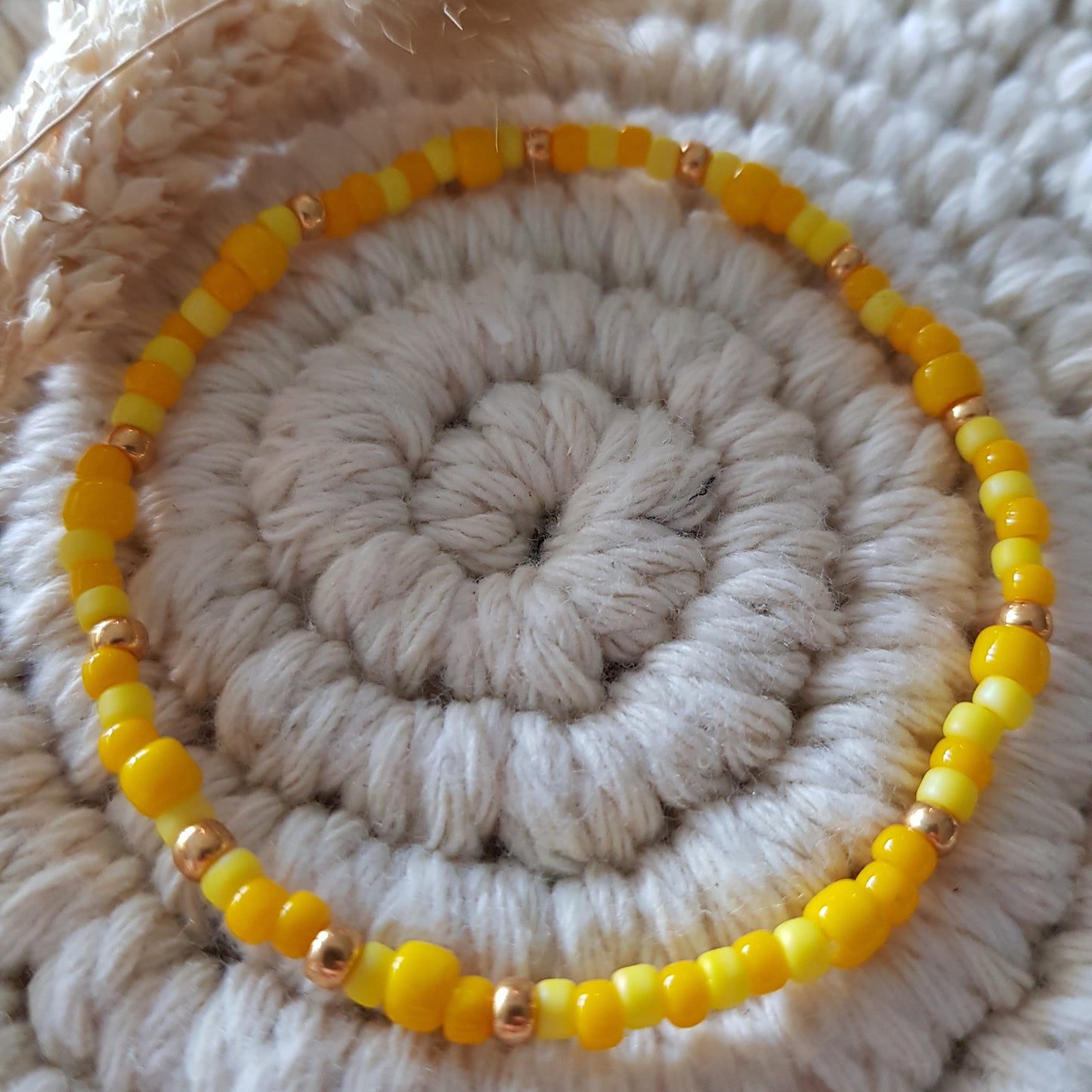 Armkette Orange 3mm 4mm
