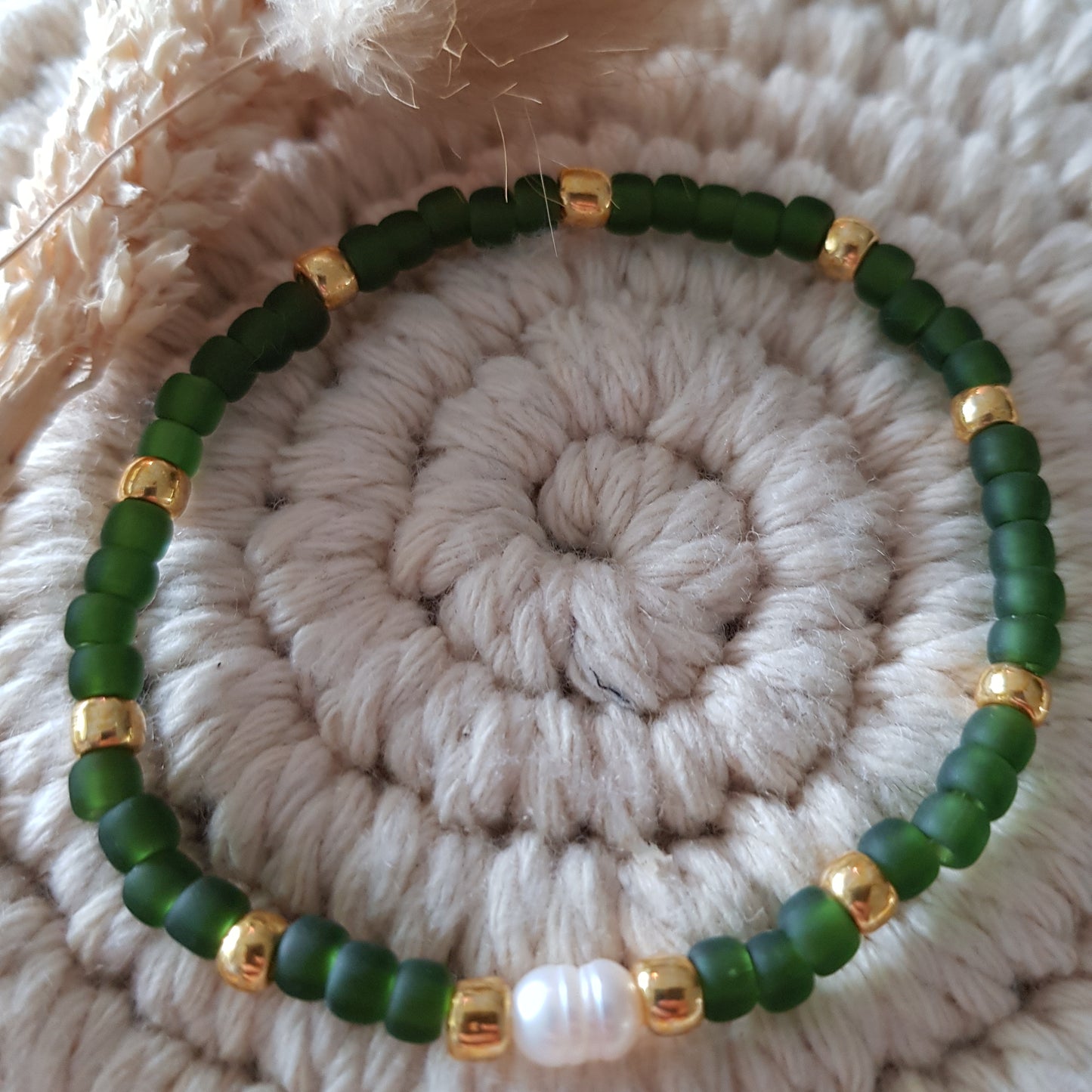Armkette 4mm DALIA mit Süßwasserperle