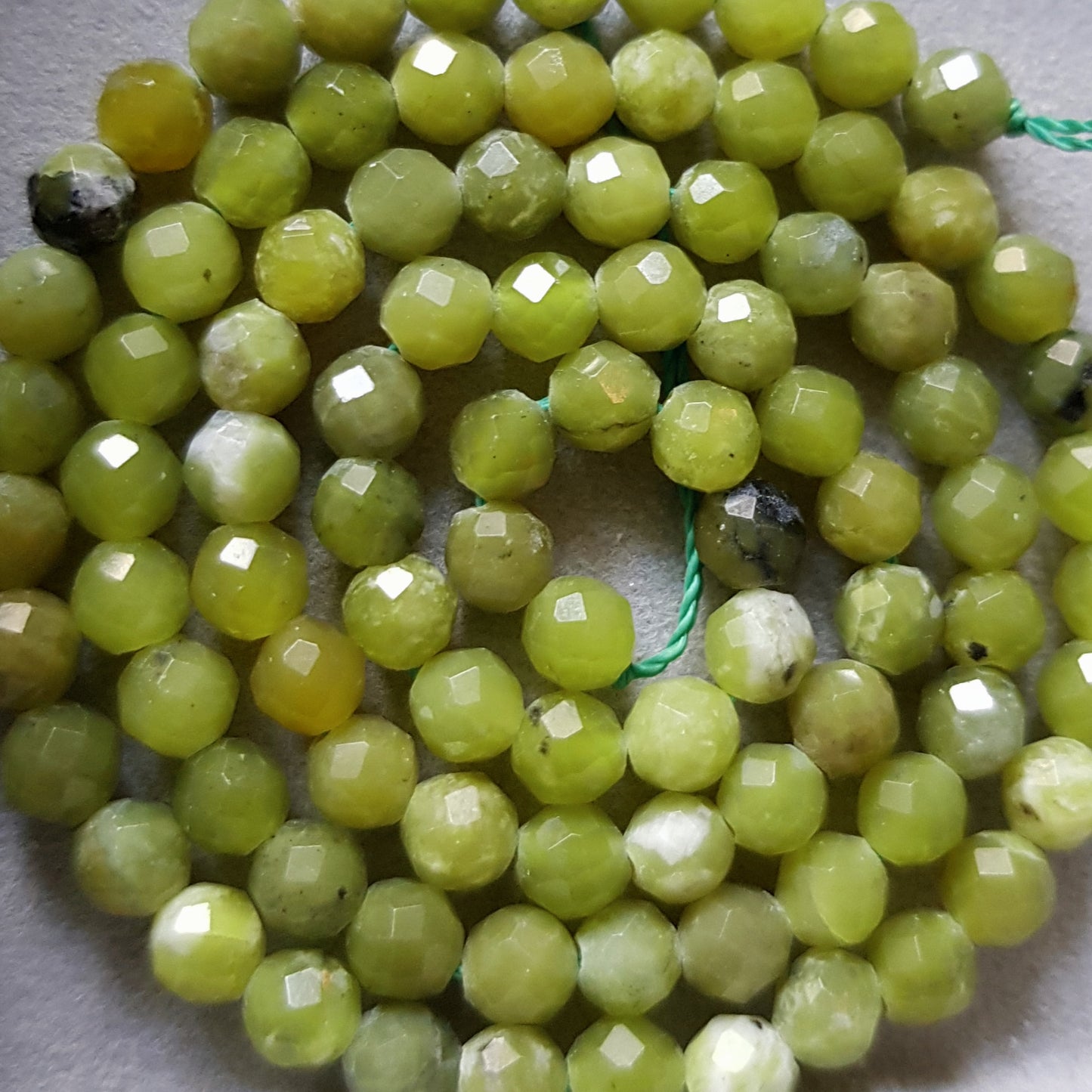 Armketten Holz "Erika" mit Jade & Glasperlen | Perlen Art