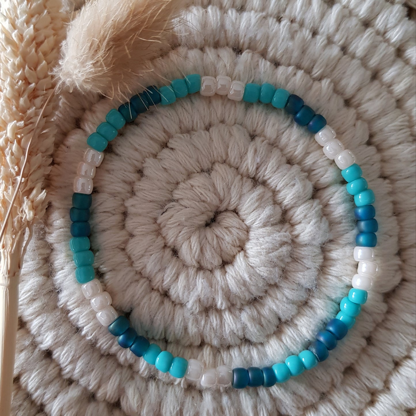 4mm Blaue Türkis Perlen