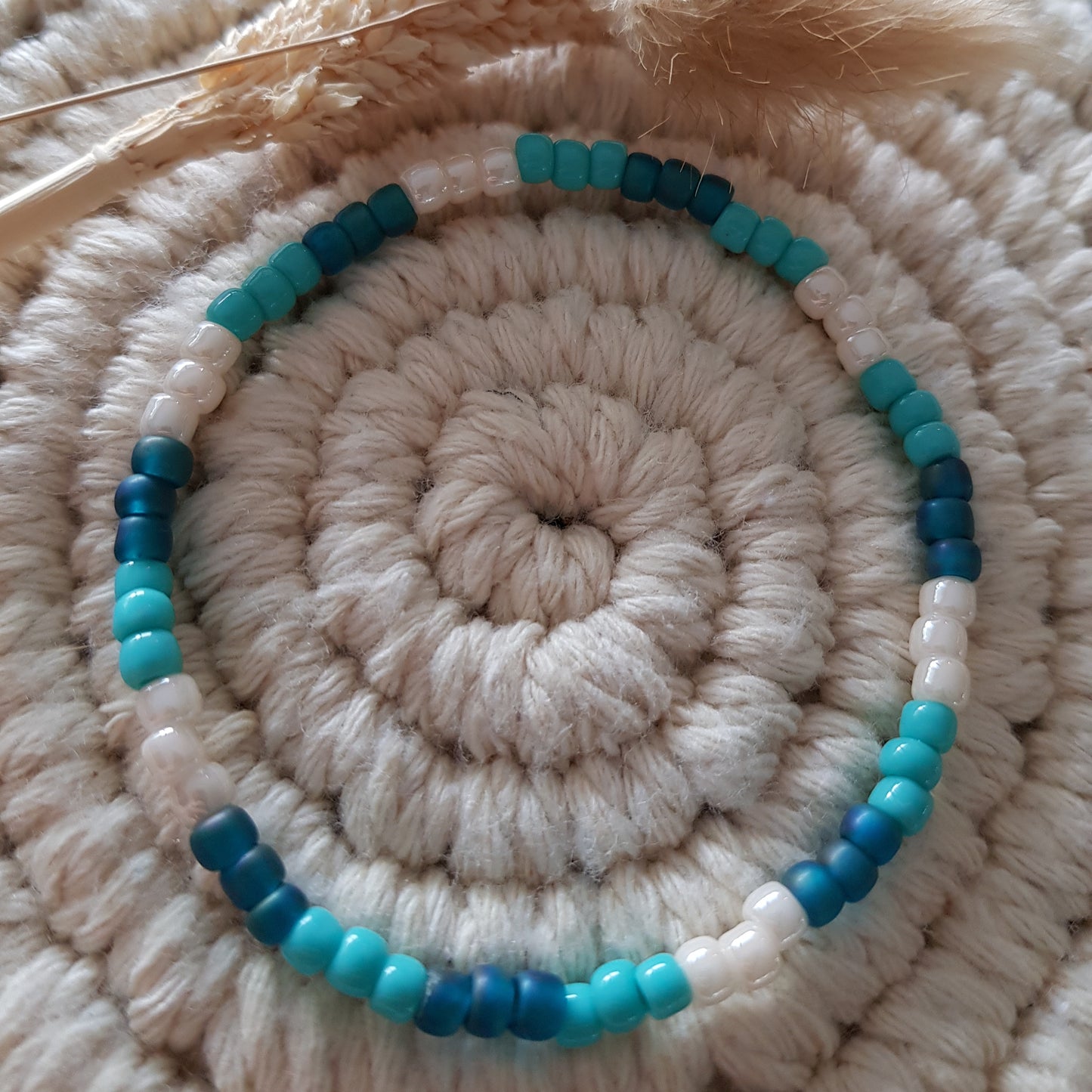 4mm Blaue Türkis Perlen