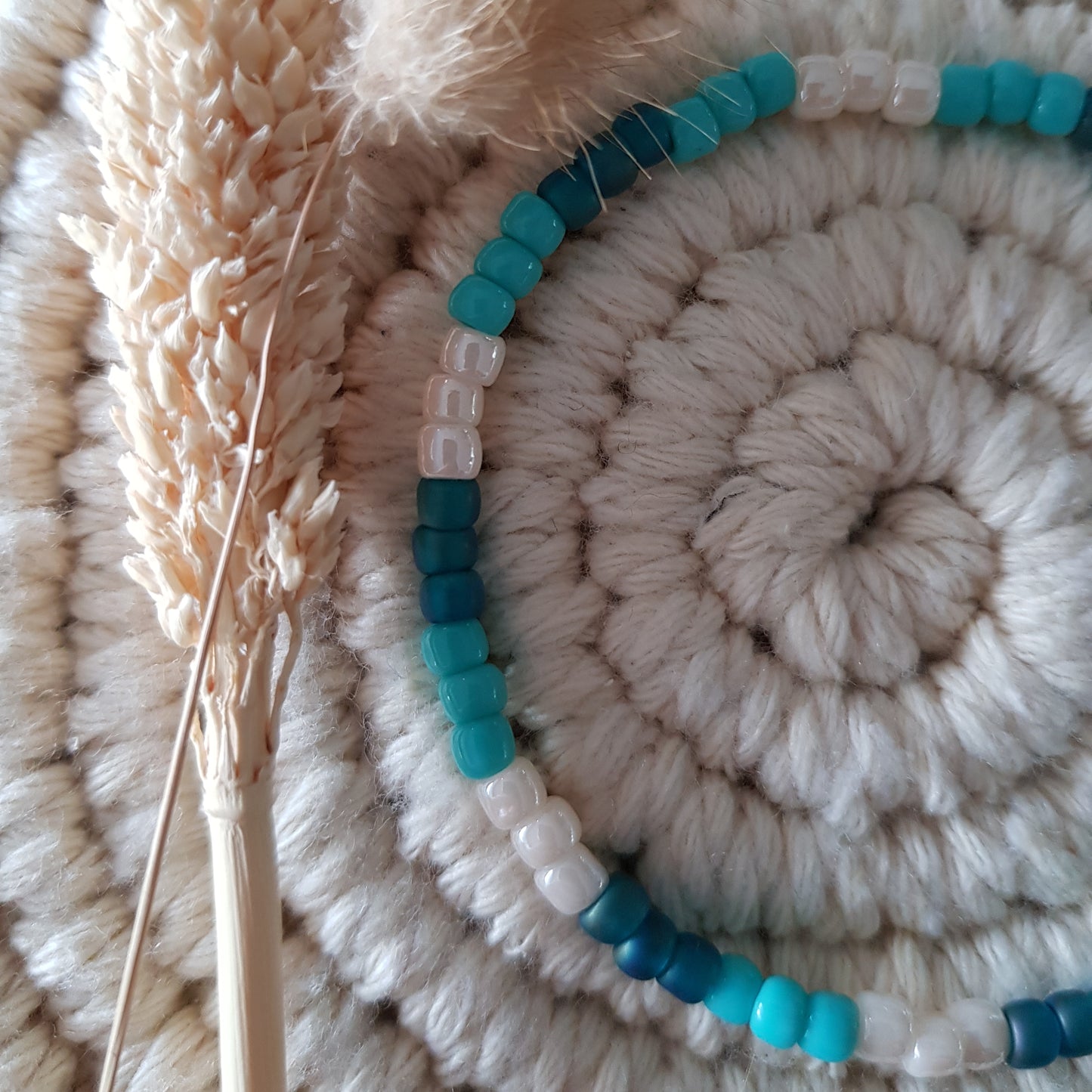 4mm Blaue Türkis Perlen