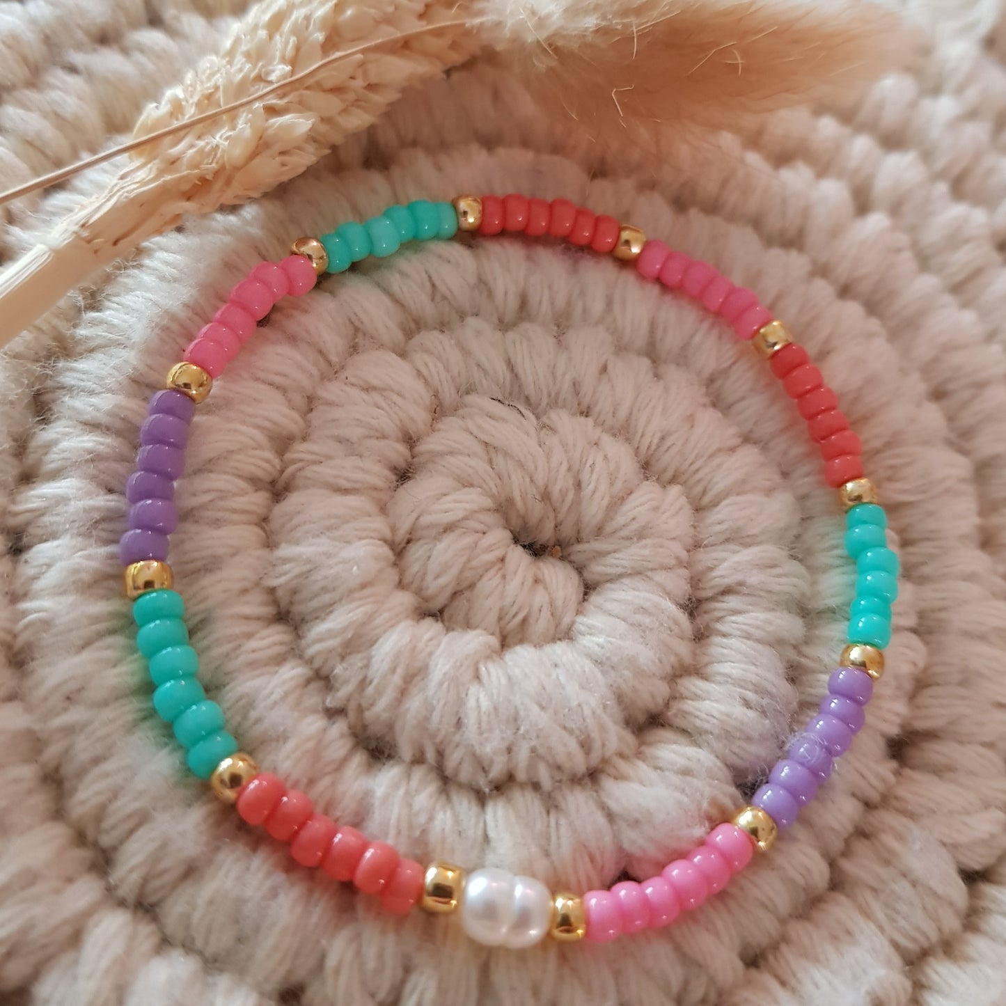 Armkette 3mm LARA mit Süsswasserperle