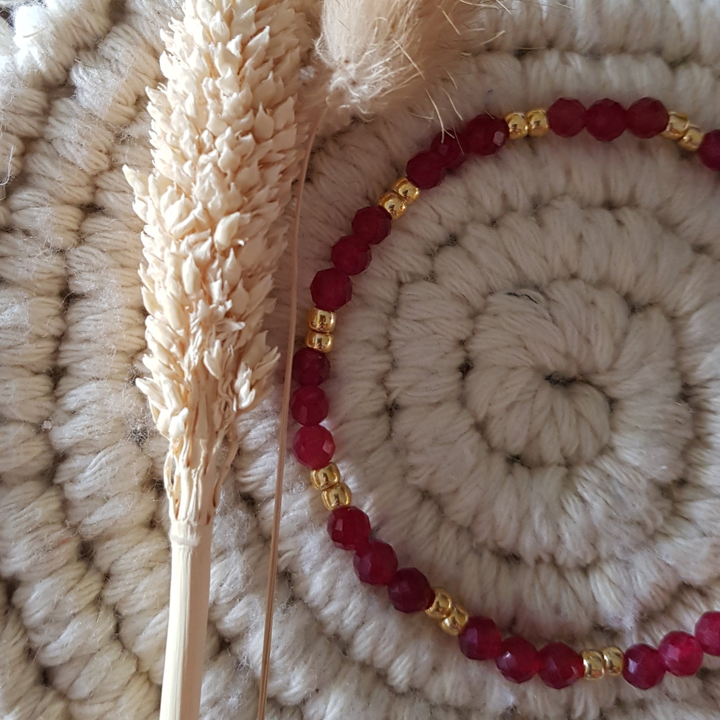 Rubin Armband