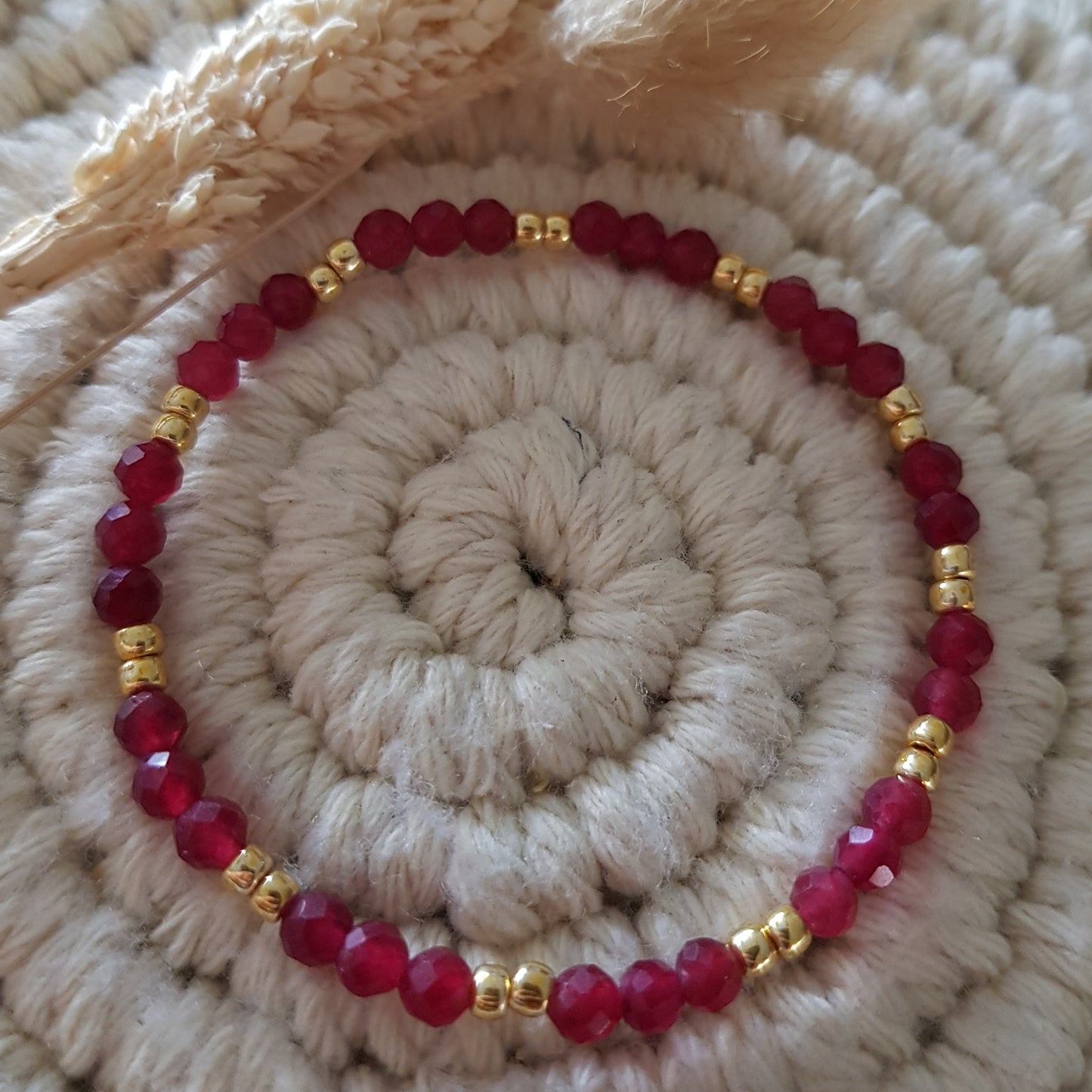 Rubin Armband
