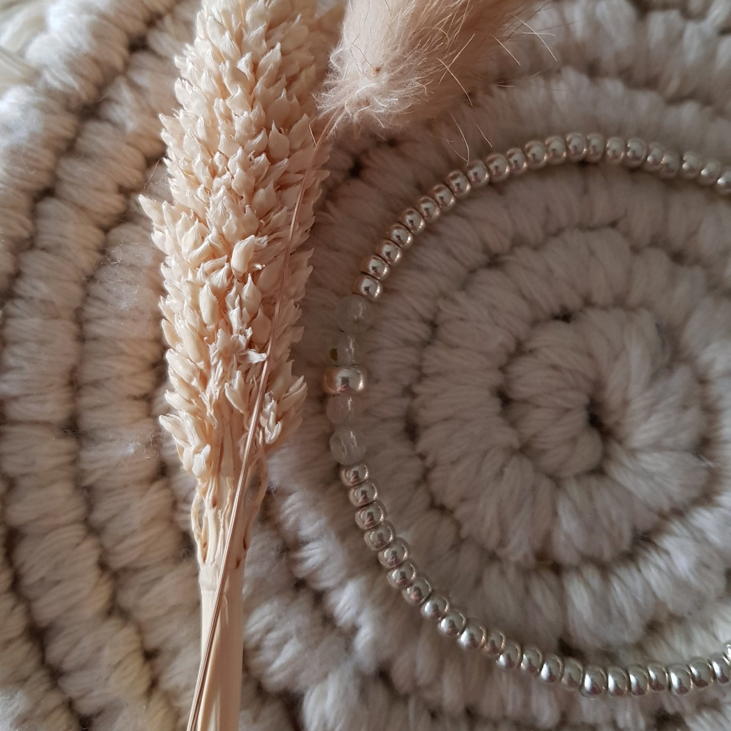 Prehnit Armkette | Handgemachte Armketten | Perlen Art