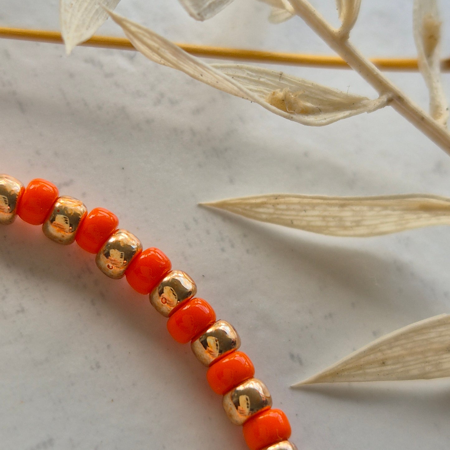 Armkette Orange 3mm