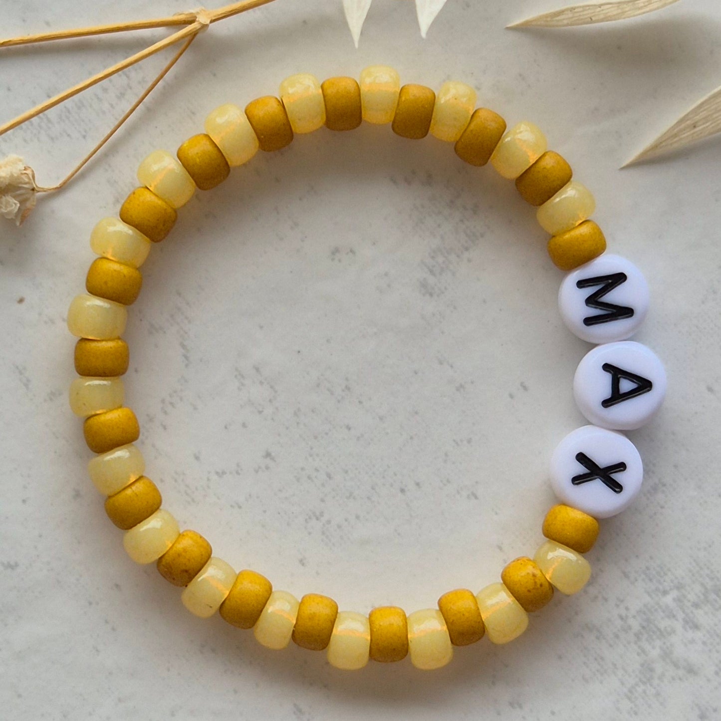 Babyarmkette 4mm Glasperlen
