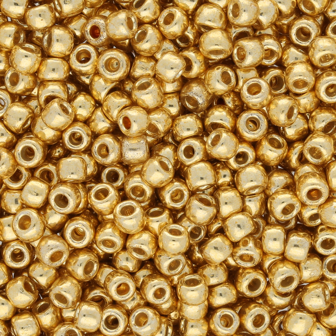 3mm Gelbgold Armkette mit Süsswasserperlen