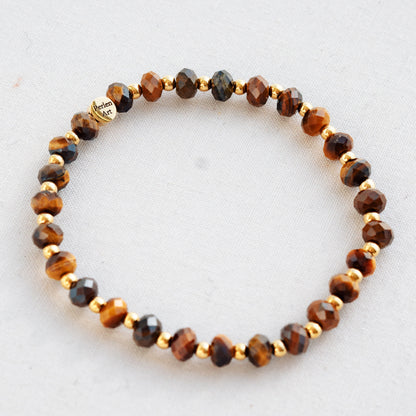 Armband Edelstahl Tigerauge