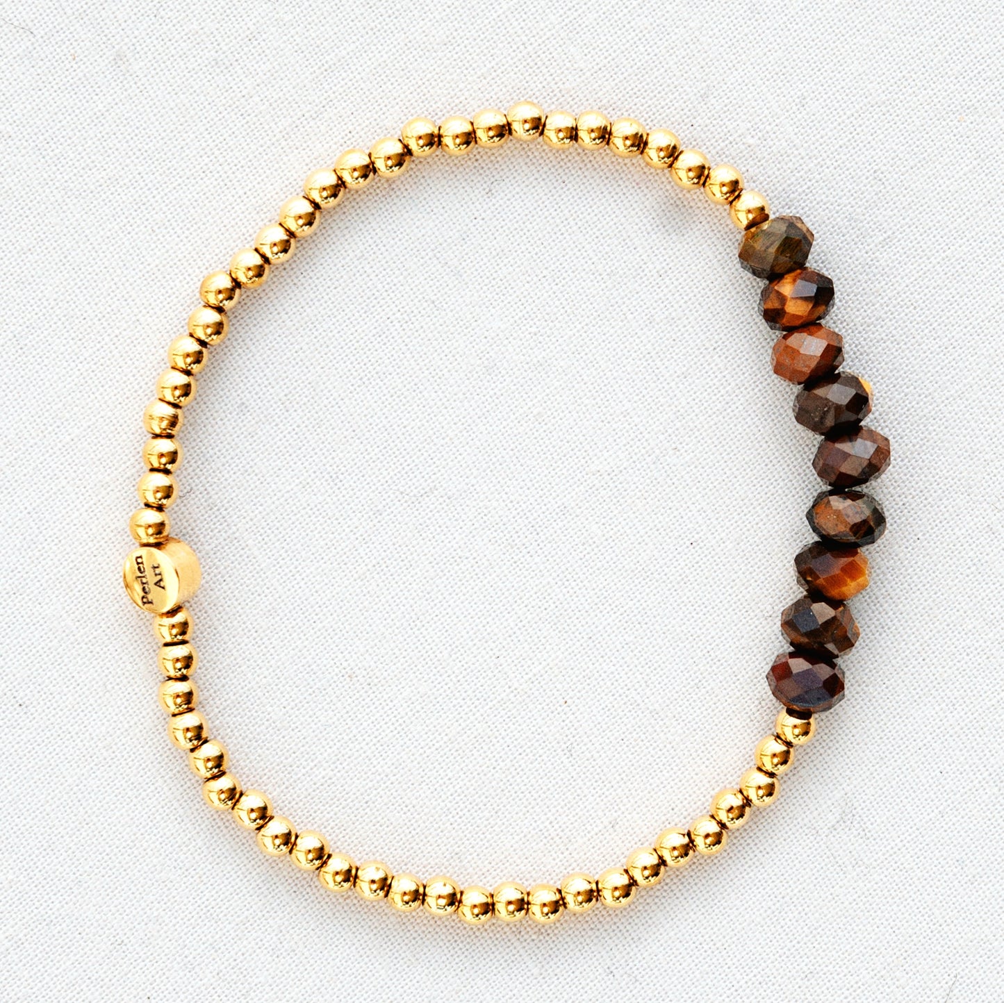 Armband Edelstahl TINE Tigerauge