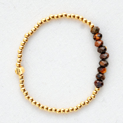 Armband Edelstahl TINE Tigerauge