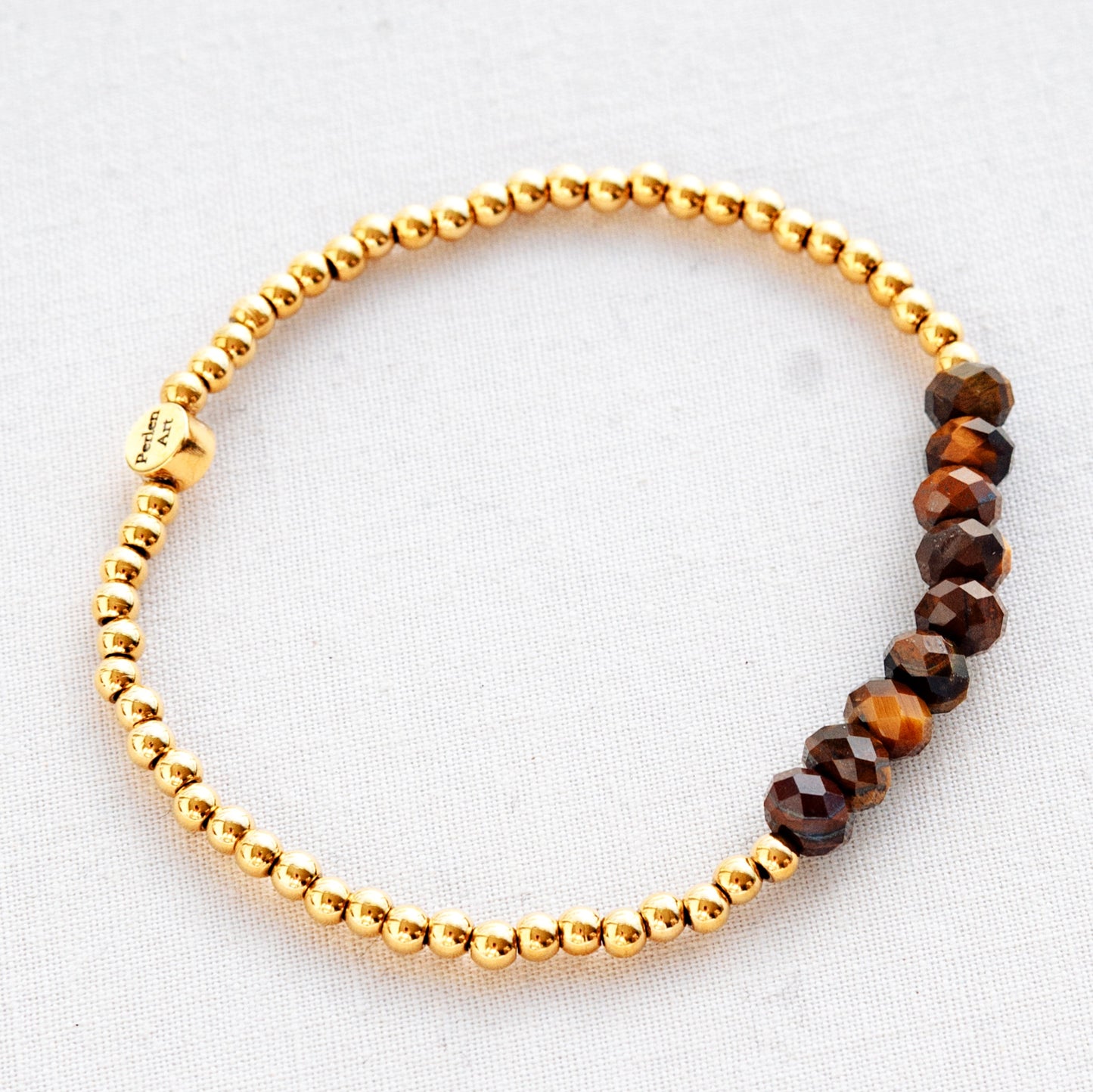 Armband Edelstahl TINE Tigerauge