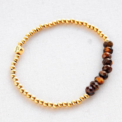 Armband Edelstahl TINE Tigerauge