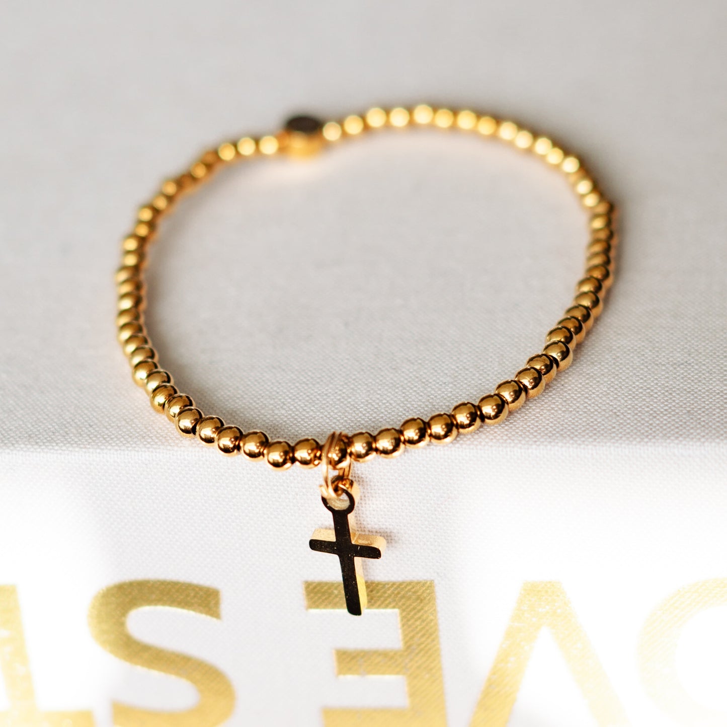 Armband UNI KREUZ Edelstahl 3mm