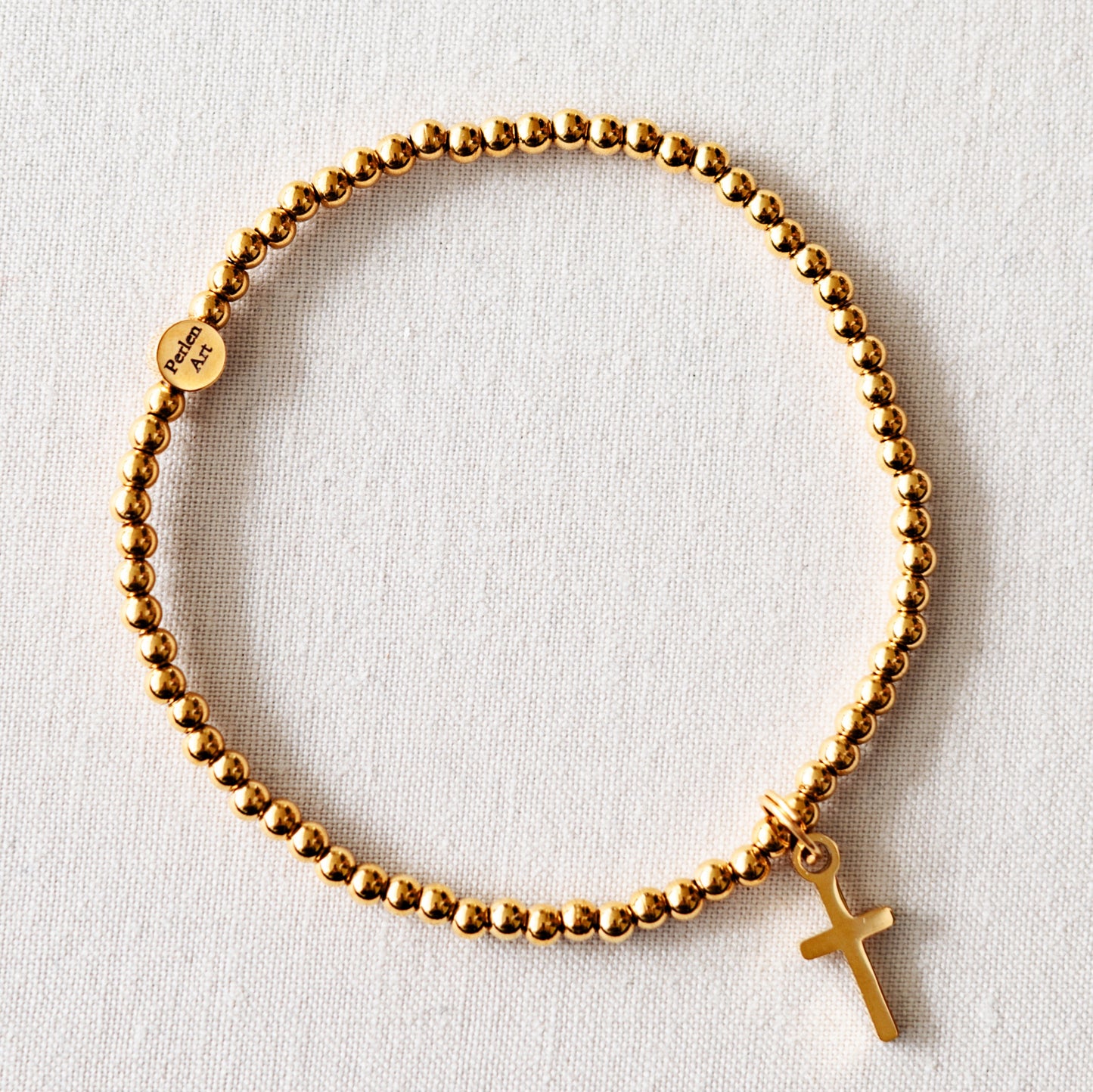 Armband UNI KREUZ Edelstahl 3mm