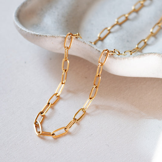 Halskette Paperclip